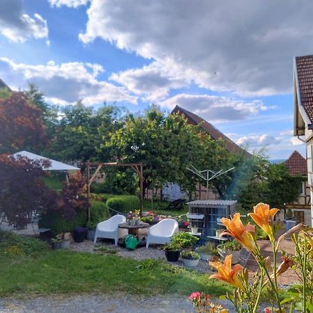 Minicamping Und B&B Apartment Hintergarten Niederorschel المظهر الخارجي الصورة