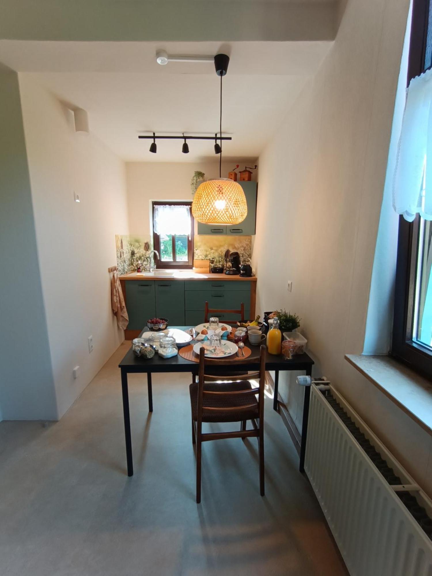 Minicamping Und B&B Apartment Hintergarten Niederorschel المظهر الخارجي الصورة